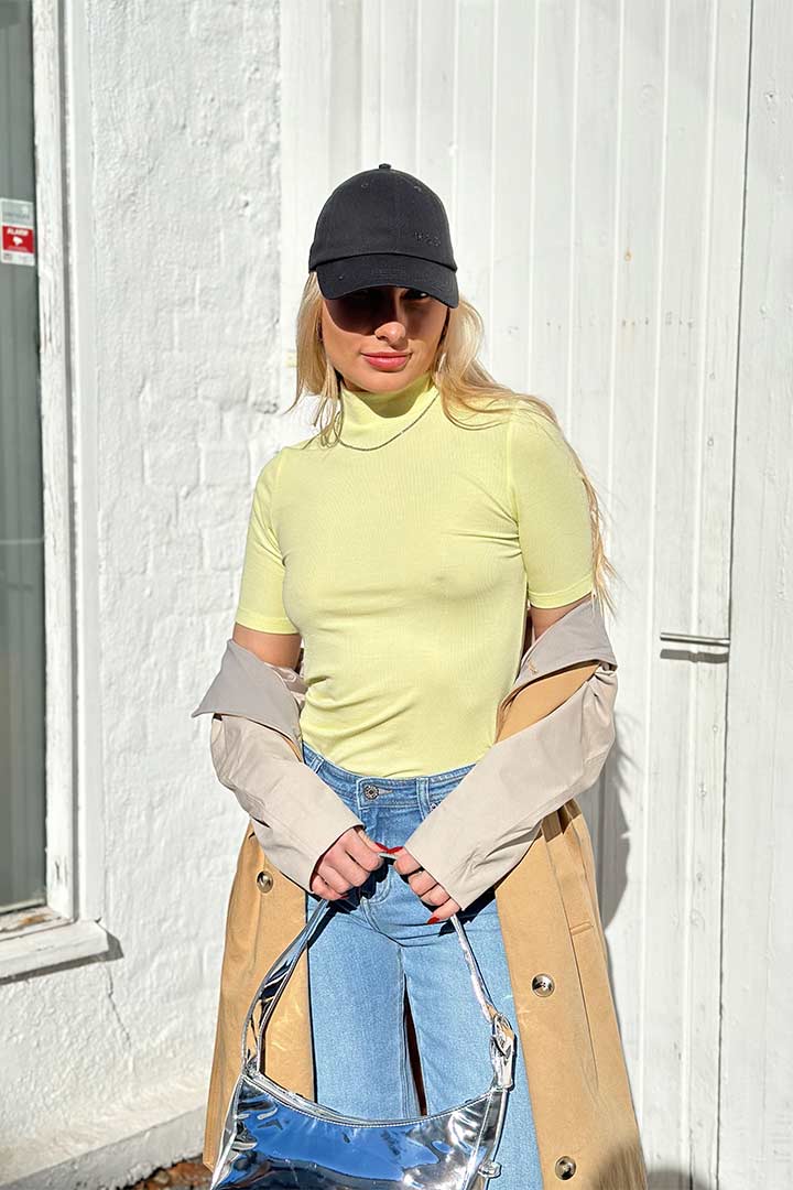 Soft Rebels Fenja T-neck T-shirt Lysegul