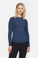 Soft Rebels SRFenja O-neck Top 235 Total Eclipse