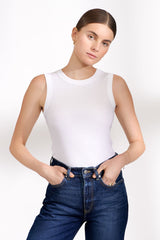 Bread & Boxers Tank crew neck White