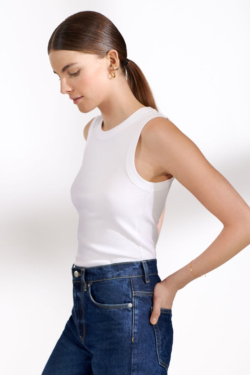 Bread & Boxers Tank crew neck White