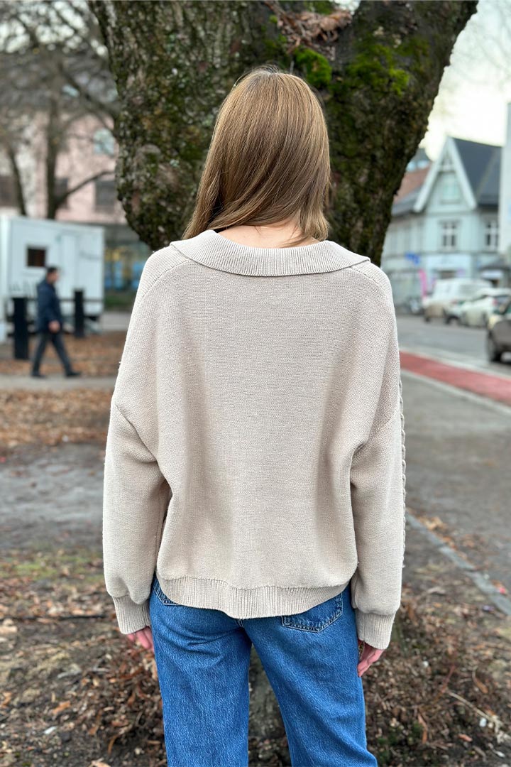 Esmé Studios ESAnny Polo Knit 160 Chateau Gray