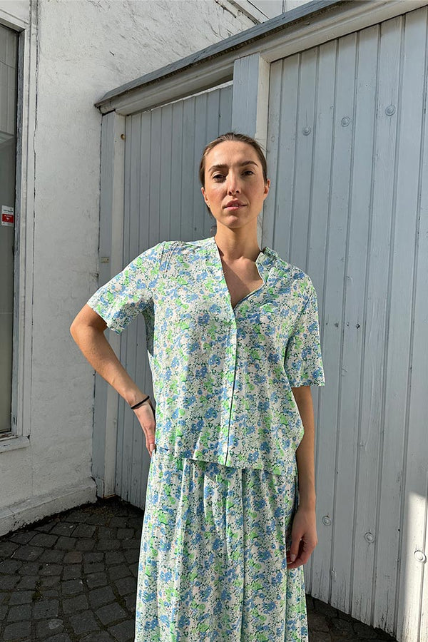 Soft Rebels SRAyla SS Shirt Flower Snow White Print