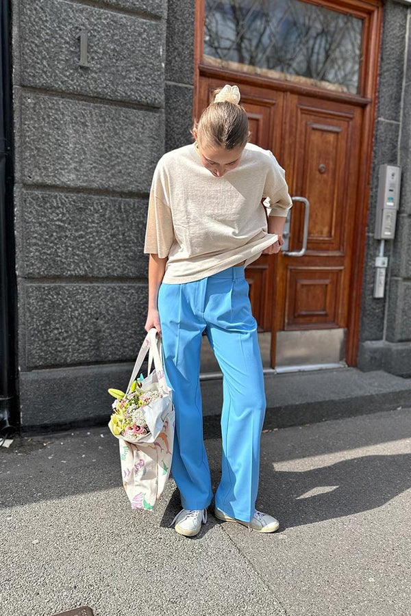Soft Rebels SRVilja midwaist loose pants 244 Little Boy Blue
