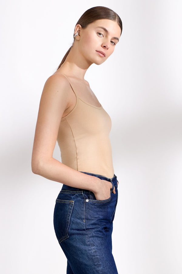 Bread & Boxers Singlet Beige