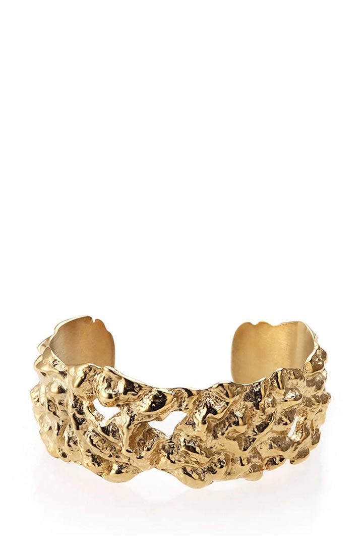 Sistie Xenia x Sistie 2nd - Bracelet chunky gold-plated Gull